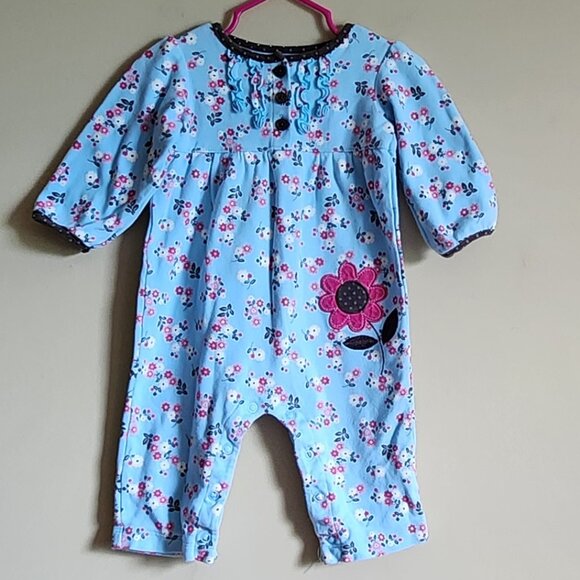 Carters Cute Little Flower Outfit Size 9 Months - Picture 1 of 5